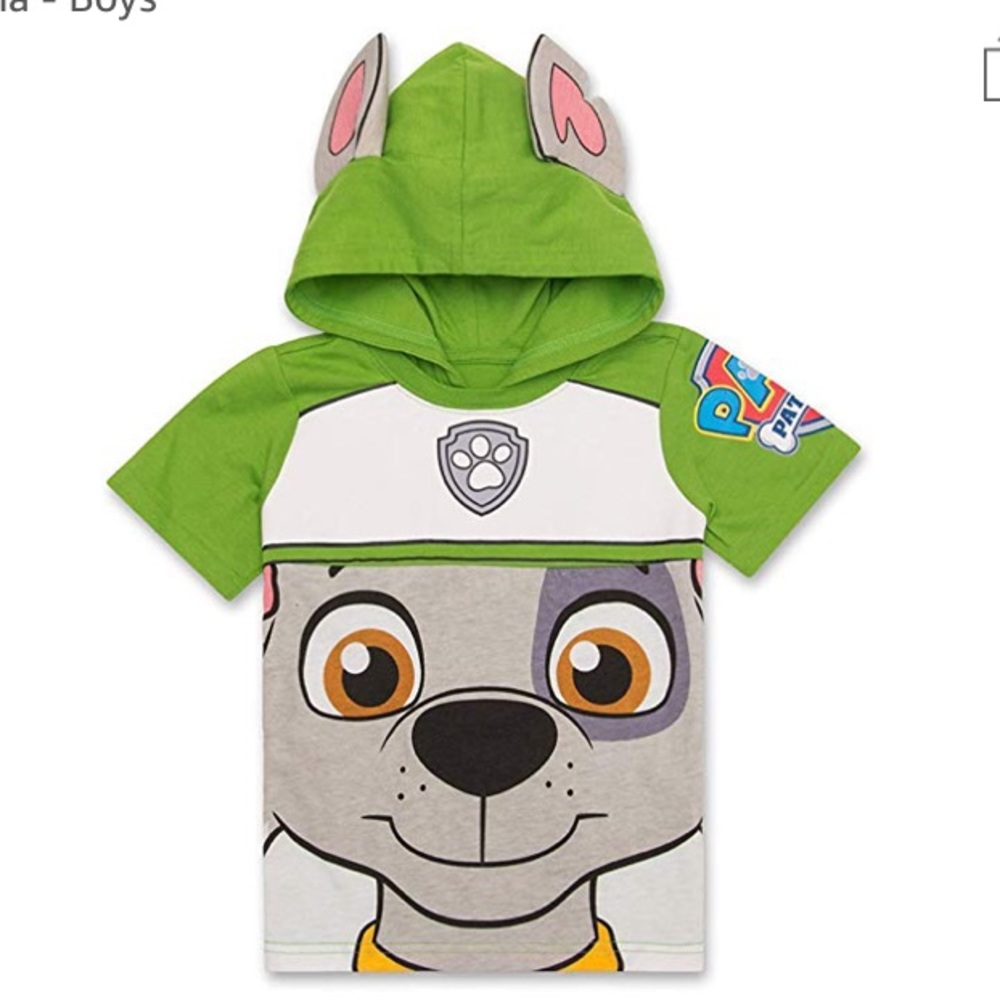 Paw Patrol Rocky hooded shirt